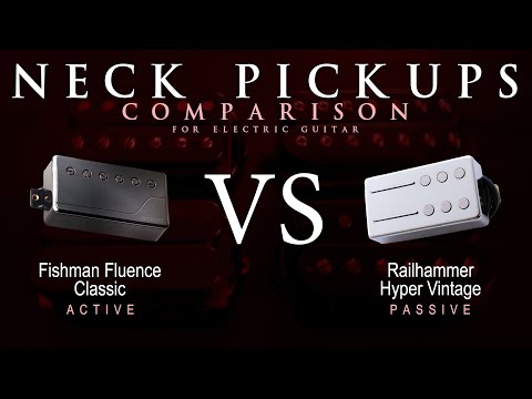 Fishman FLUENCE CLASSIC vs Railhammer HYPER VINTAGE - Neck Guitar Pickup Comparison Tone Demo