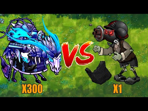 PVZ 1 Fusion 3.3 Challenge!! 300 Zombie Random VS Doom Ultimate Professor Z - Who Will Win?
