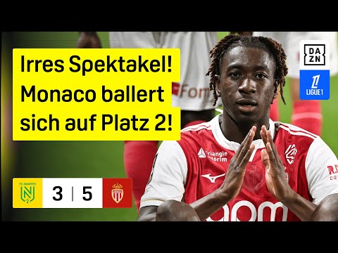 FC Nantes - AS Monaco | 10. Spieltag | Ligue 1 | DAZN Highlights