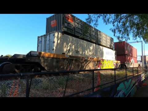 Australian Freight Trains | Pacific National Intermodal 6MP5 - Greenfields, Adelaide