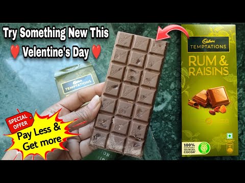 Try something new this Valentine's Day ❤️ l Cadbury Temptation Rum and Raisins l