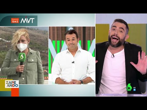 La reacción de Dani Mateo e Iñaki López cuando Cristina Pardo dice dónde tenía ceniza - Zapeando