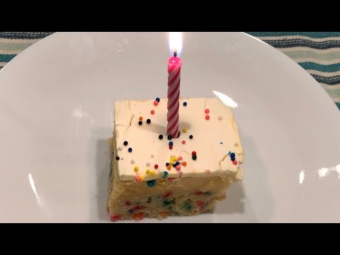Gluten Free Confetti Ice Cream Cake (Dairy Free Option)