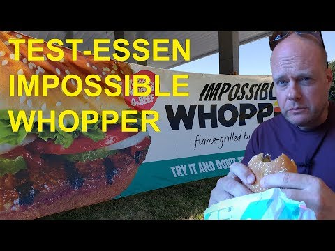 Test-Essen | Der neue Impossible Whopper von Burger King | Kalifornien, USA