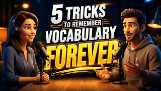How to Remember English Vocabulary Forever | 5 Simple Tricks |  Easy English Conversation