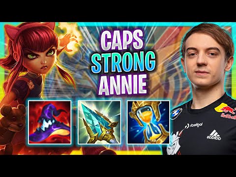CAPS IS STRONG WITH ANNIE! | G2 Caps Plays Annie Mid vs Ahri!  Season 2023