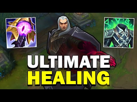 Swain but I have a Perma Ult and built ONLY HEALING Items
