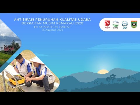 Webinar Kualitas Udara GAW Bukit Kototabang 2020