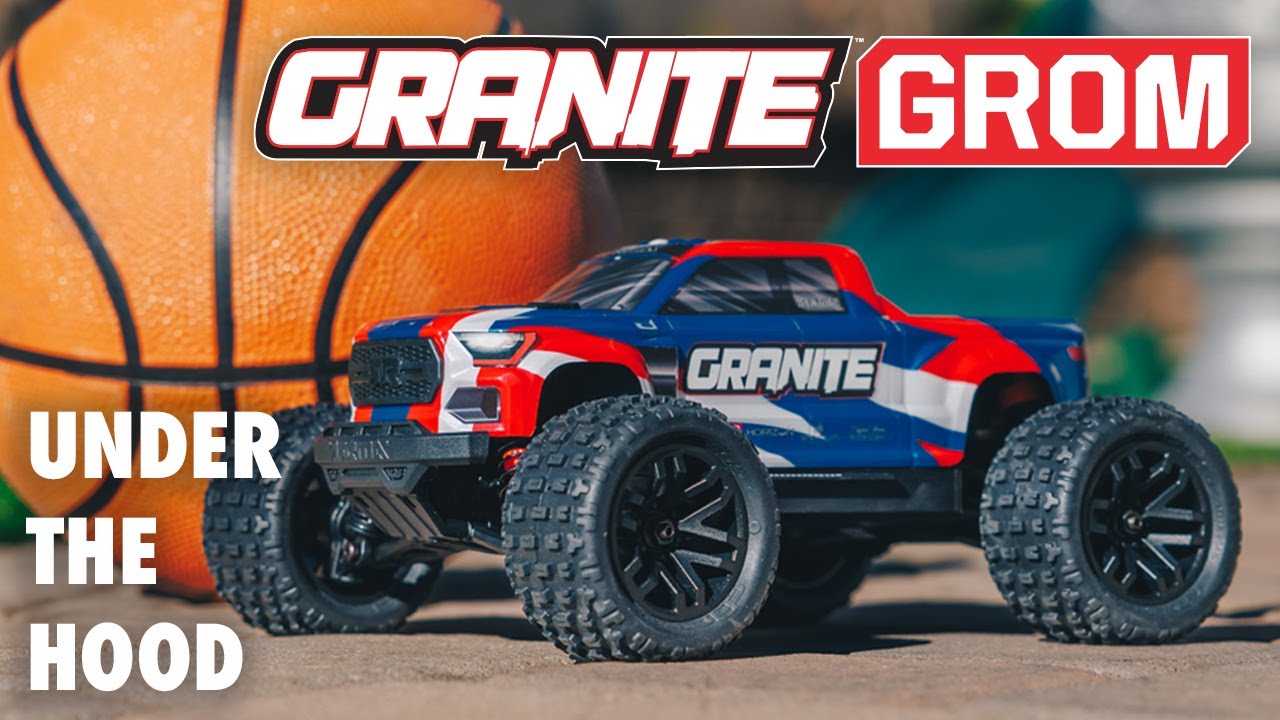 RC auto Arrma Granite Grom 1:18 4WD Smart RTR, modrá
