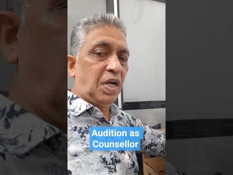 Sandip V Pednekar Audition as Counsellor