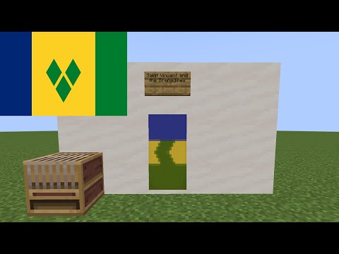 EPIC Minecraft Porky Tutorial: Create Saint Vincent's Flag in 3 Steps!
