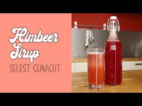 Himbeersirup selber machen