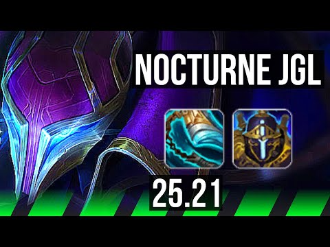 NOCTURNE vs VIEGO (JGL) | 14/1/7, Legendary, 700+ games | EUW Master | 25.21