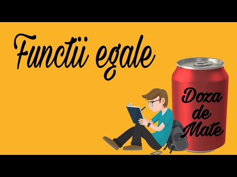 Functii egale(Clasa a VIII-a)
