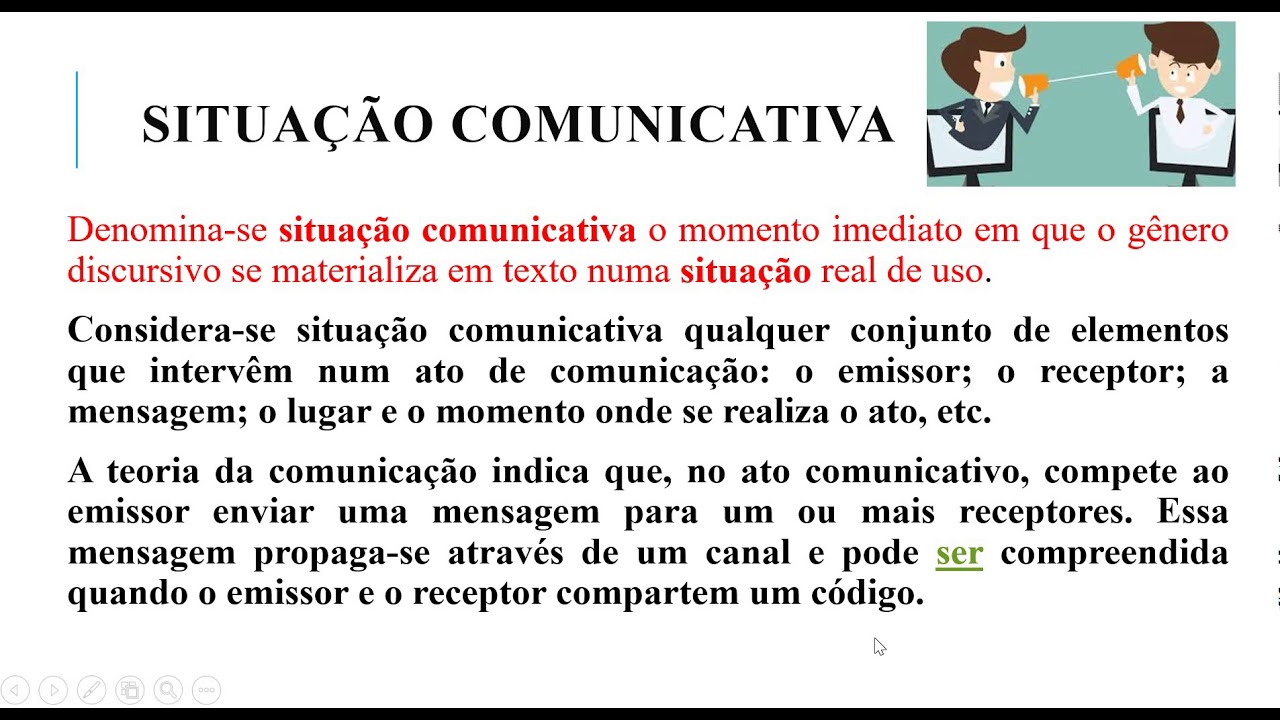 Situação Comunicativa