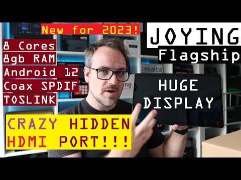 2023 FLAGSHIP Joying 15.1inch Car Head Unit - My Favourite! -Android 12 -8gb RAM -SECRET HDMI PORT!