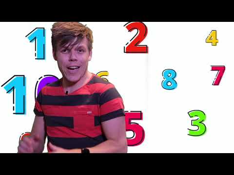 Cijfers tot 10 herkennen - Bewegend leren met meester sander