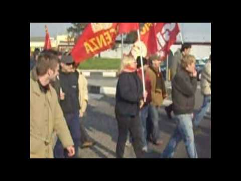 SCIOPERO BLOCCO RONDò VALBRUNA 13 11 2009