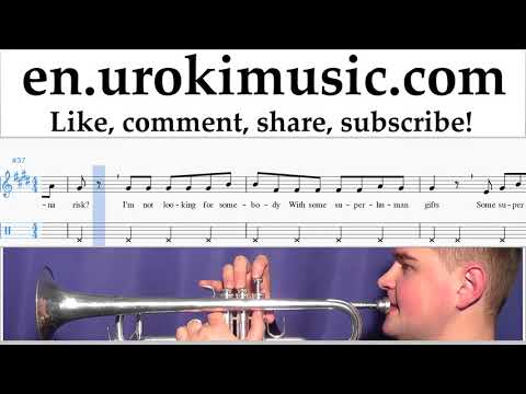 How to Play Trumpet The Chainsmokers & Coldplay - Something Just Like This Tabs Part#2 um-i352