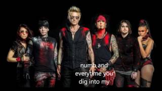 SIXX AM thats gonna leave a scar lyric video