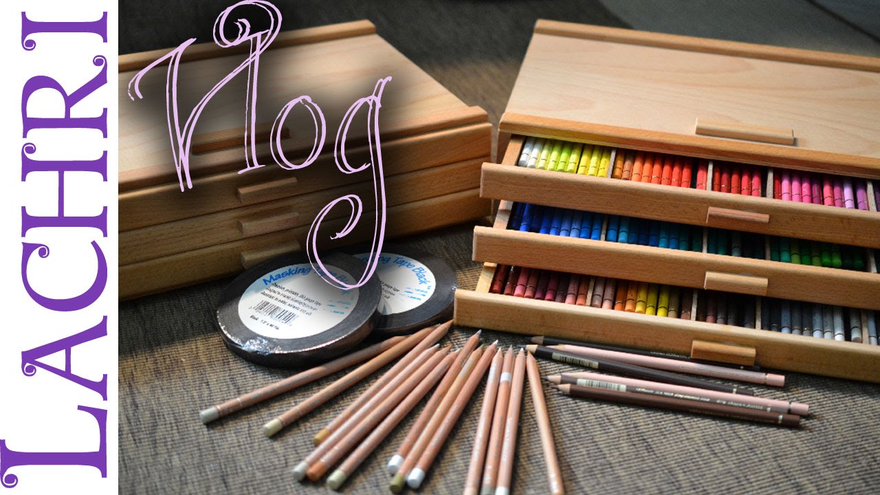 Watch video Artist Vlog - New colored pencil storage boxes - Lachri Now Artist Vlog - New colored pencil storage boxes - Lachri