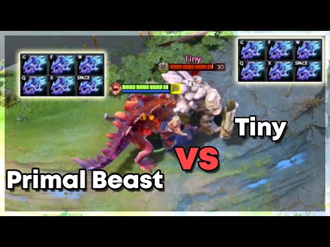 Primal Beast vs Tiny with 6x Moonshards | Level 30 | Who Will Win?