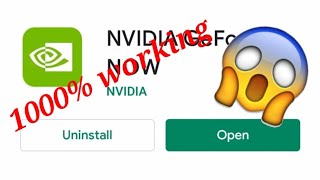 Now download NVIDIA GEFORCE from play store😱 1000% working