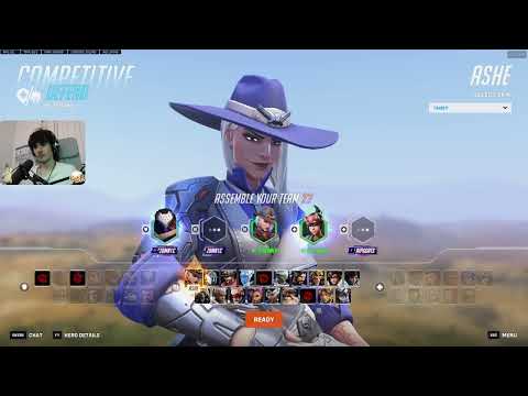 INSANE ASHE! 19K DMG! COLOURHEX ASHE OVERWATCH 2 SEASON 16 GAMEPLAY