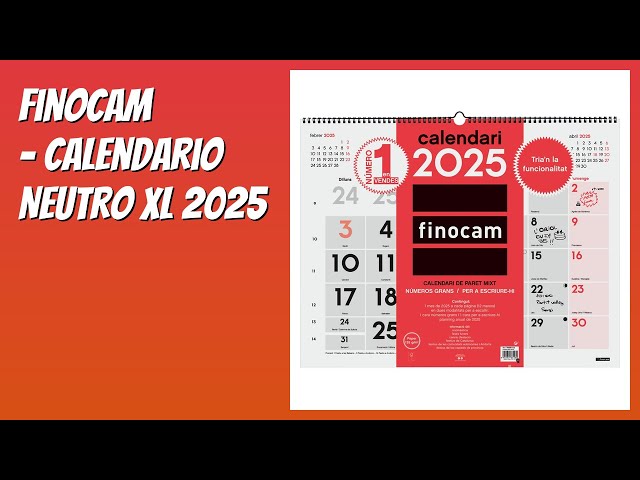 Vídeo relacionado con Finocam - Calendario de pared 2026 30x30 cm Mes Vista Enero - Diciembre 2026 + Sep.- Dic. 2025 (4 meses) reducidos | Calendario 2026 | Imágenes Charming - Internacional