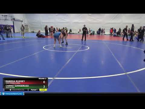 High School Girls 122-127 Marissa Rumsey Team Pennsylvania Vs Carina Giangeruso Unattached