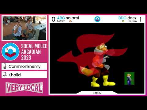 SoCal Melee Arcadian 2023 - salami (Fox) vs. deez (Sheik) - Winners' Pools