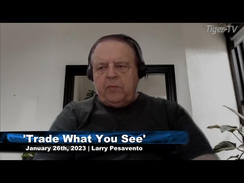 January 26th, Trade What You See with Larry Pesavento  on TFNN - 2023