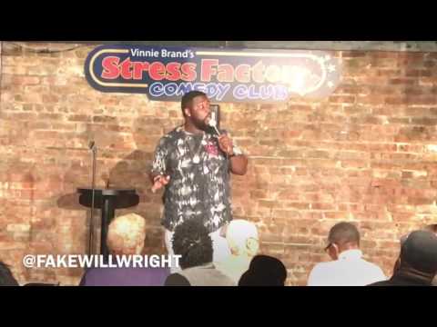 Comedian Will Wright at the Stress Factory 