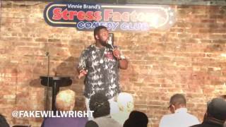Comedian Will Wright at the Stress Factory 