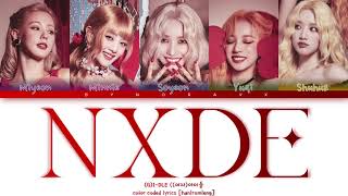 Download lagu (G)I-DLE ((여자)아이들) 'NXDE' - color coded lyrics mp3