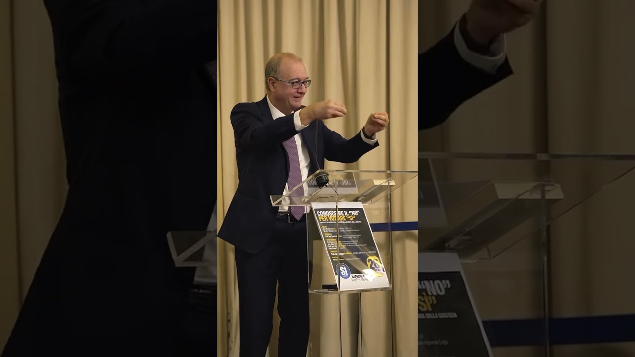 INTERVENTO DEL MINISTRO VALDITARA ALL’EVENTO “CONOSCERE IL NO PER VOTARE SI” A NAPOLI.