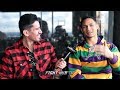 REGIS PROGRAIS WANTS GARCIA VARGAS WINNER! TEASES MOVE TO 147 OR TAYLOR REMATCH "I WANT MY BELTS!"