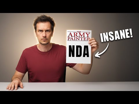 The Army Painter hit everyone with an NDA...