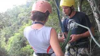 preview picture of video 'Waterfall in La Fortuna & Yancy on Zipline in Montezuma Costa Rica'