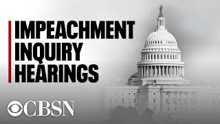 House Judiciary Committee holds first hearing in the Trump Impeachment Inquiry, live stream video