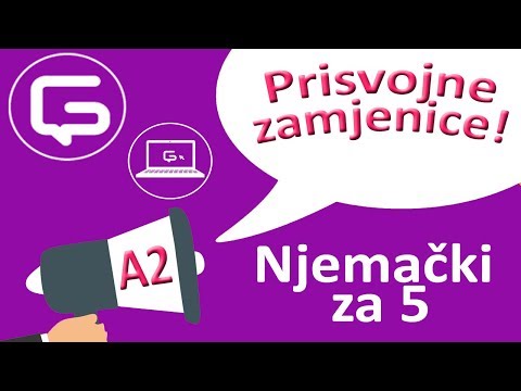 Njemački za 5: Prisvojne zamjenice (epizoda 33)