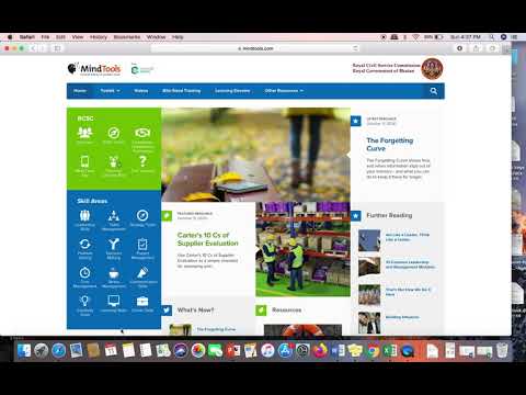 Royal Civil Service Commission (RCSC) - Demostration on navigation to Mindtool