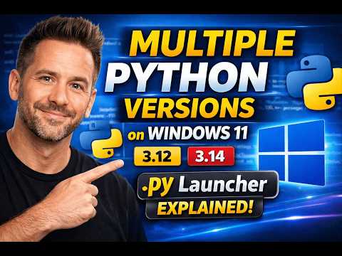 How To Use Multiple Python Versions On Windows 11 Py Launcher Explained Pythonprogramming