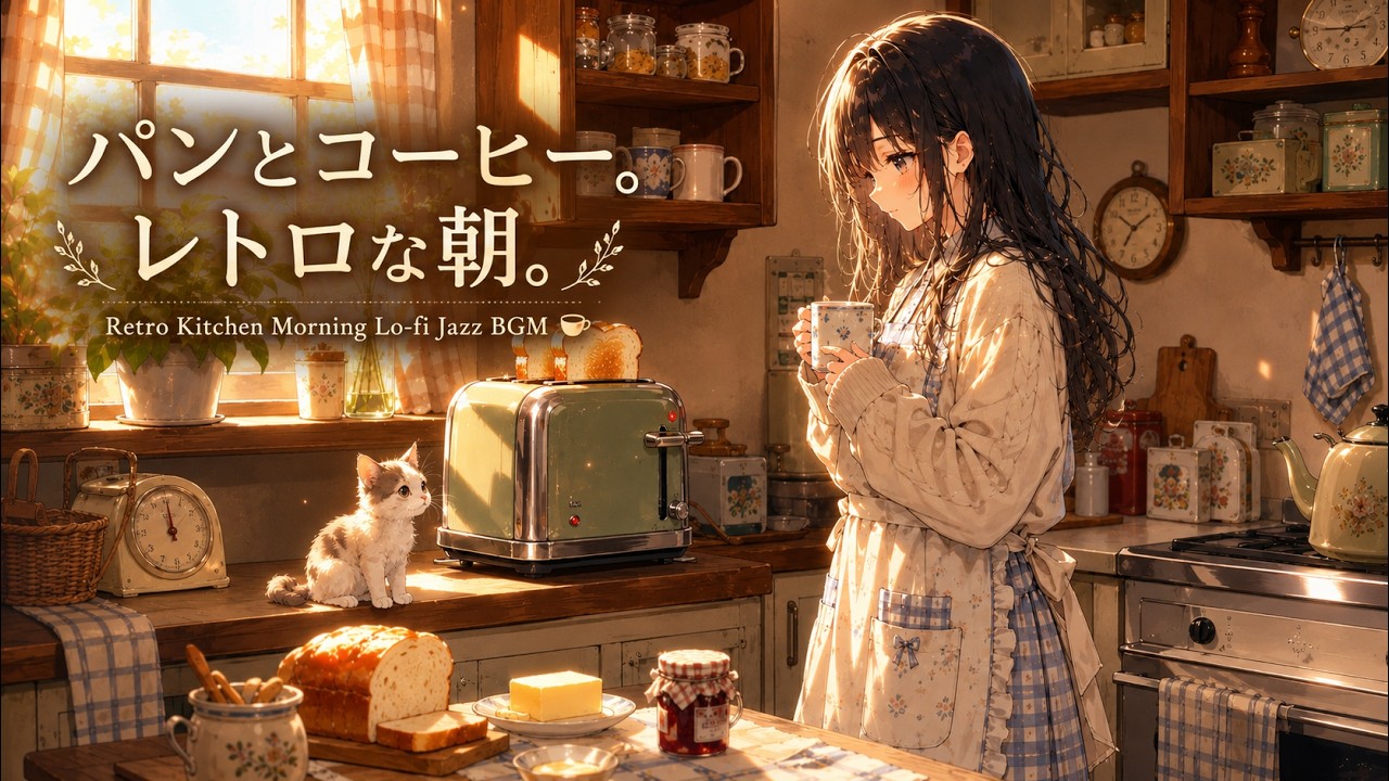 【フリーBGM】パンとコーヒー。レトロな朝。