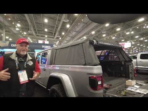 NEW! OUTLANDER Soft Truck Topper SEMA Show review by Chris from C&H Auto Accessories #754-205-4575