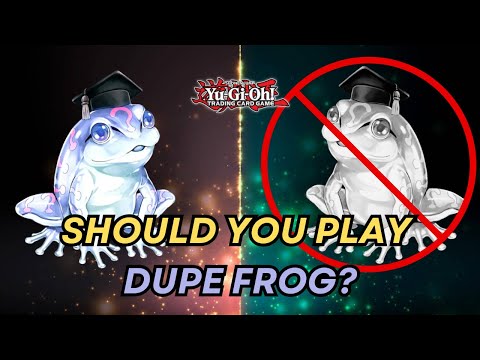 Should You Play Dupe Frog? ft @10footD | Yugioh Edison Format