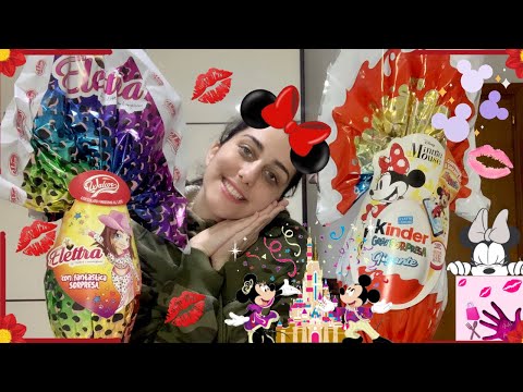 Apro uova di Pasqua 2022:Minnie ed un altro di Elettra Lamborghini.Top o Flop?🎀💋💋💋