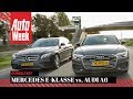 Audi A6 Avant vs Mercedes E-klasse Estate – AutoWeek dubbeltest - English subtitles