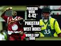 Shoaib Akhtar Super Fast Wasim Akram S Top Batting Chanderpaul Fights Back WC 1999 Pak Vs WI