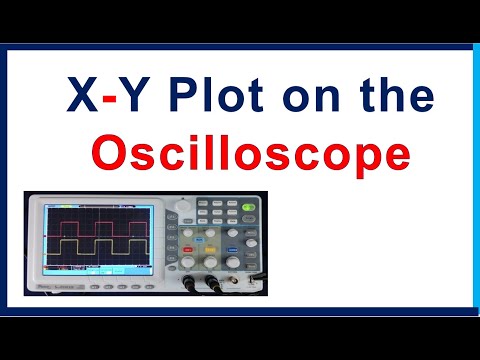 Oscilloscope use - How to see X Y plot on the oscilloscope Video